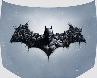 Винилография на капот - Бэтмен (Batman) 4