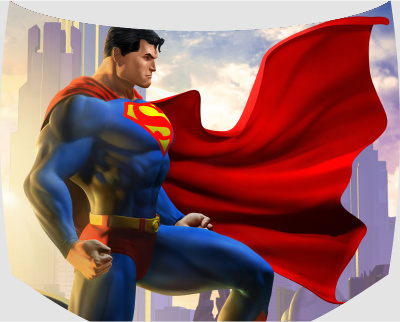 Винилография на капот - Superman 2