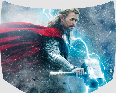 Винилография на капот - Thor The Dark World