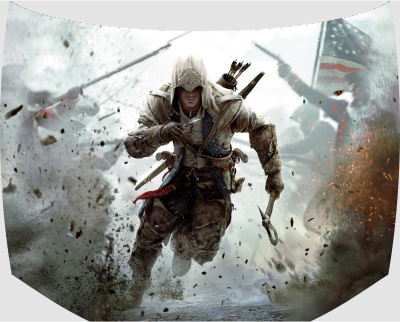 Винилография на капот - Assassins Creed