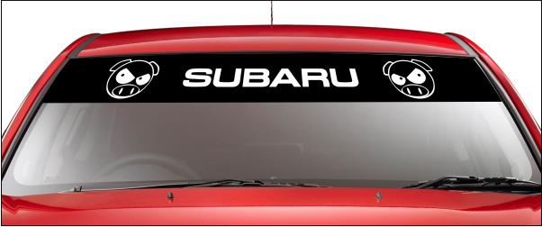Полоса на лобовое стекло - Subaru