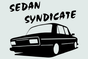 Наклейка - Sedan  syndicate ВАЗ-2106 заниженный