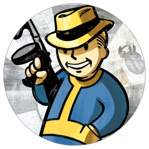 Наклейка на запаску - Fallout